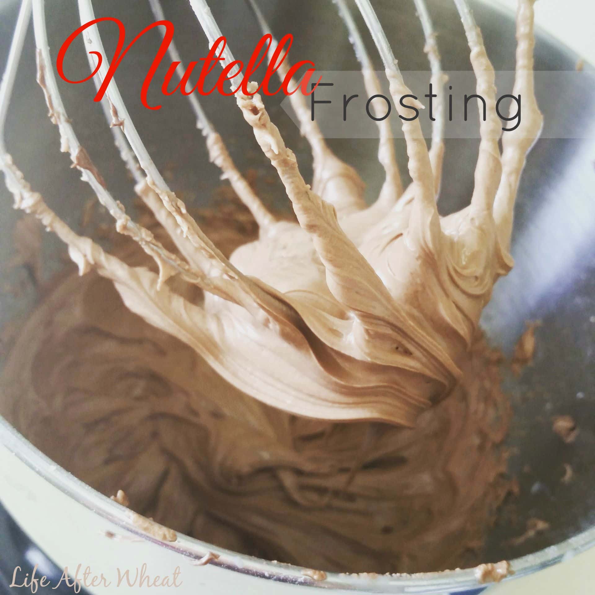 Nutella Frosting is an easy and decadent frosting that will take your cupcakes or cake to the next level!