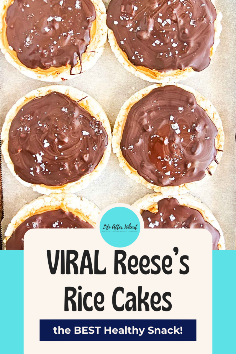 Viral Tiktok Chocolate Peanut Butter Rice Cakes