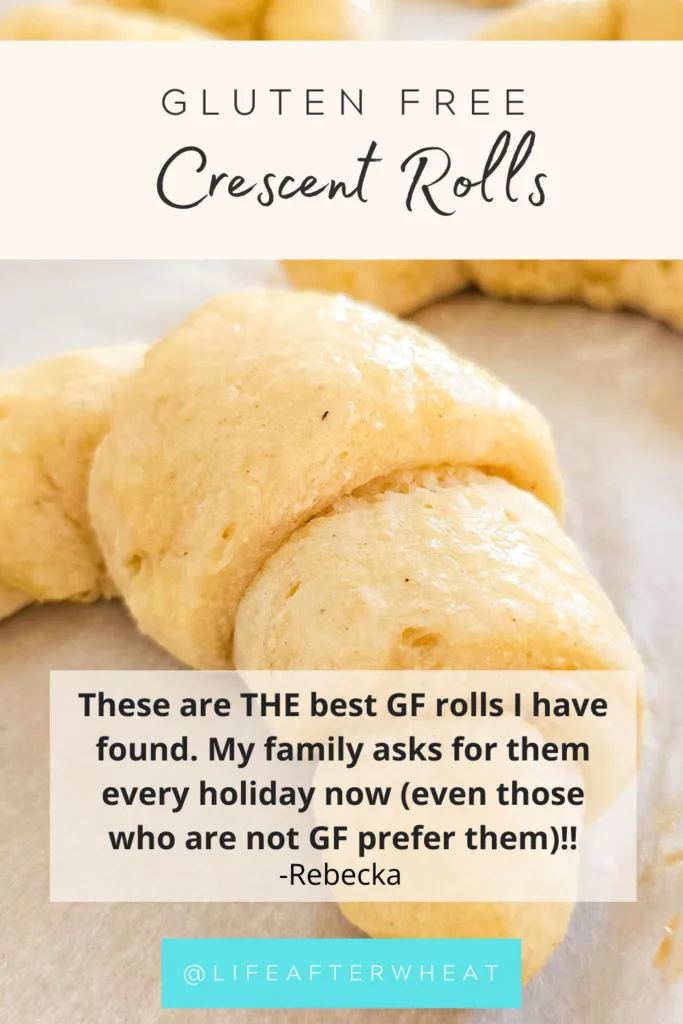 gluten-free crescent rolls Pinterest Image
