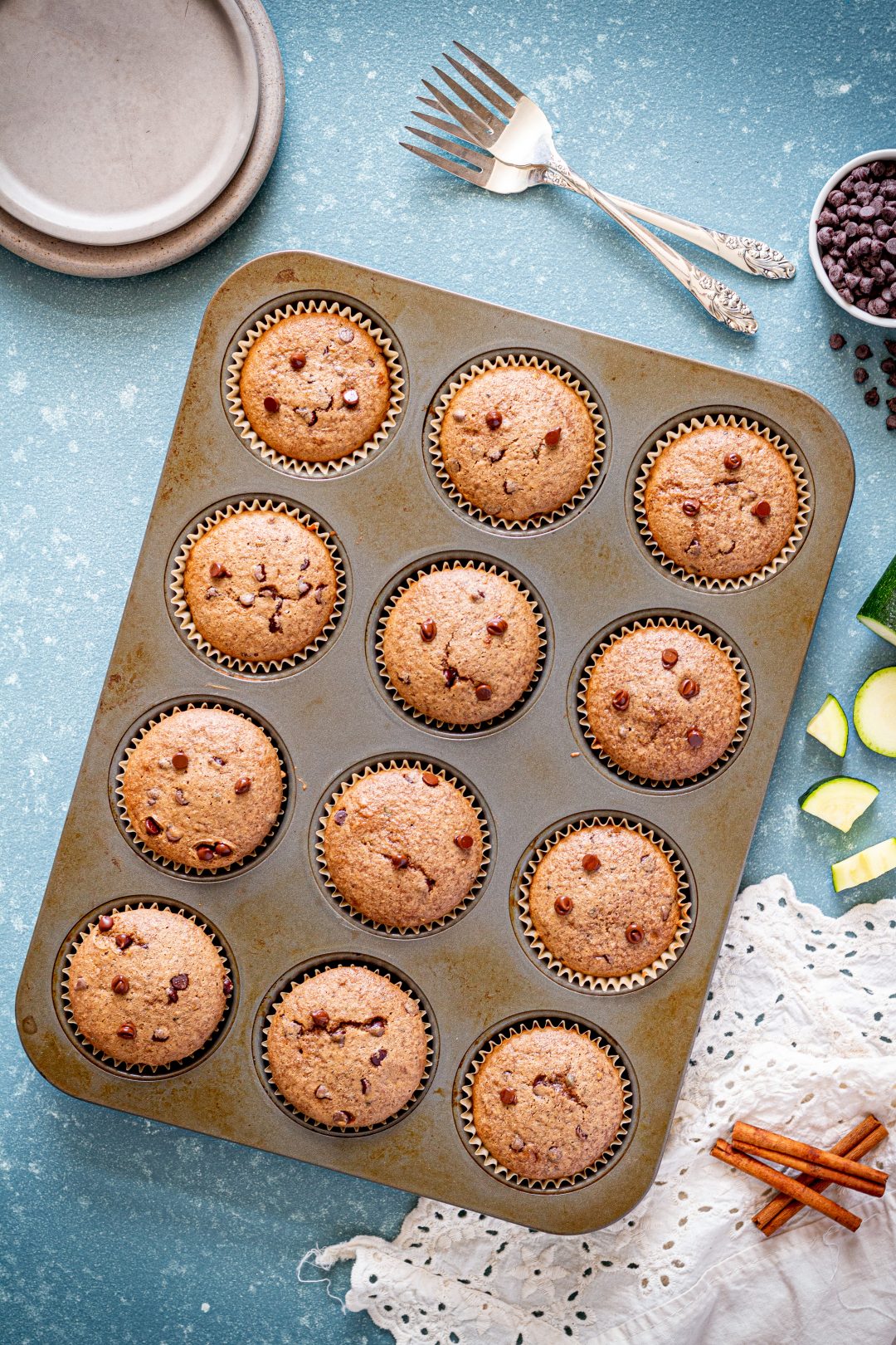 Gluten Free Zucchini Muffins {chocolaty and dairy free} Life After Wheat