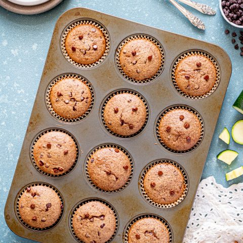 Gluten free zucchini muffins