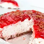 Gluten Free Black Bottom Cheesecake: A sinfully decadent dessert that is simple to make (no-bake!) and features layers of crisp chocolate, tangy cheesecake, and a sweet berry topping of your choosing.