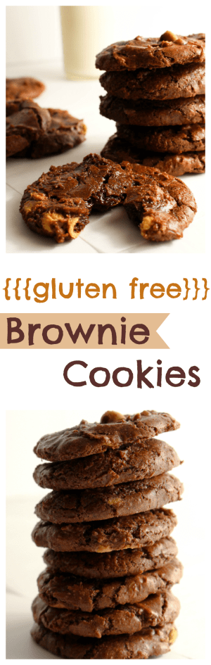 Gluten Free Brownie Cookies - if you like brownies then you'll LOVE these!