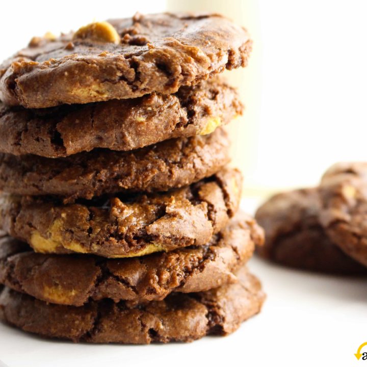 Raise your hand if you love brownies! Now you can satisfy that craving a little quicker with these gluten free brownie cookies-filled with all the rich, fudgey goodness you love about brownies, but in a nice portable package