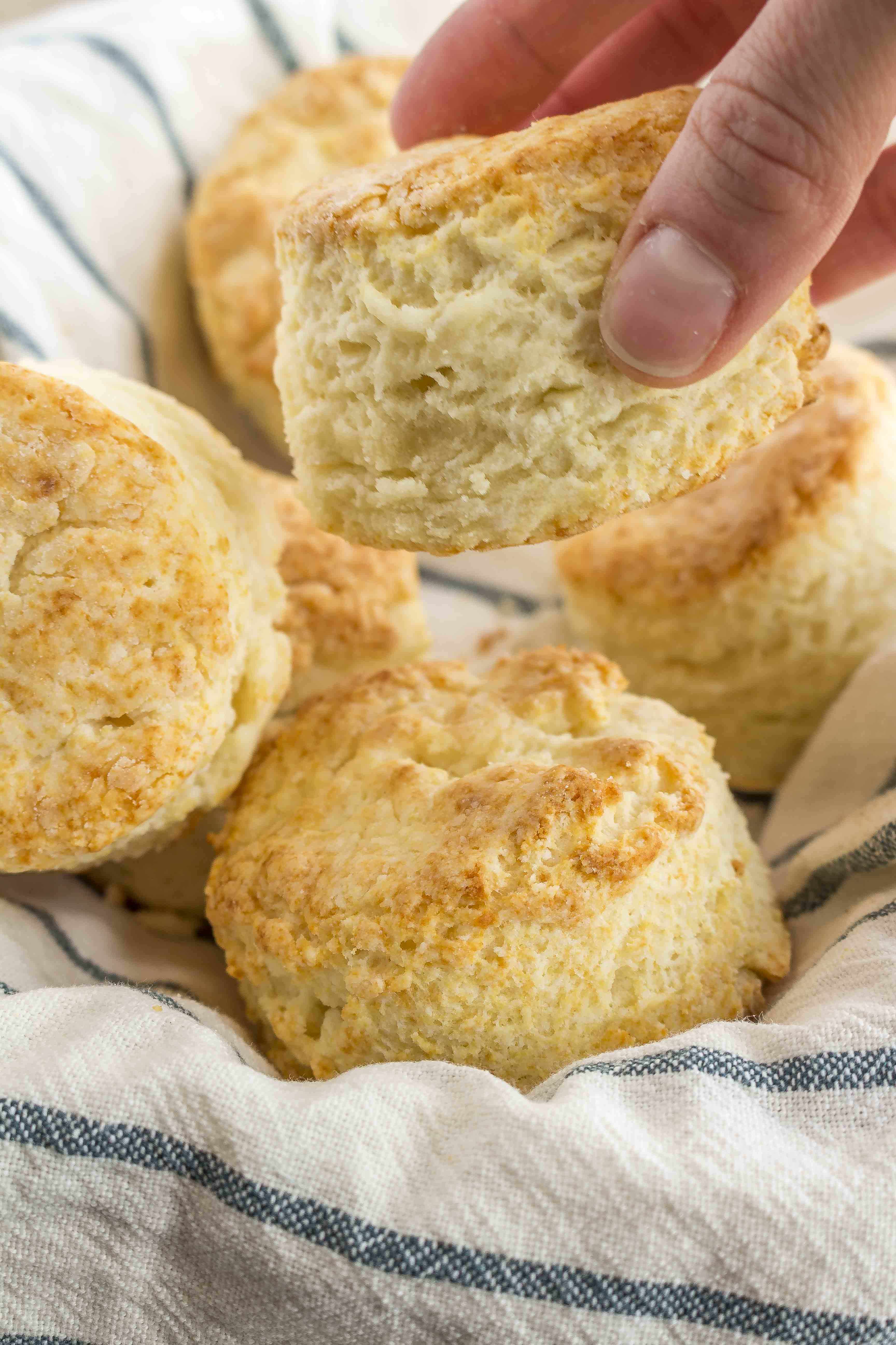 Gluten Free Biscuits - Tender, Light, Flaky, and easy to make!