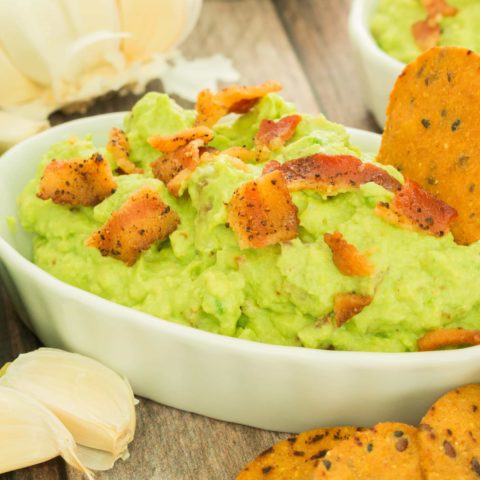 Take your guacamole up to a whole new level! Roasting the avocados brings a depth of flavor that is irresistible when paired with smokey bacon. No need to worry about what to do with the leftovers-there won't be any!