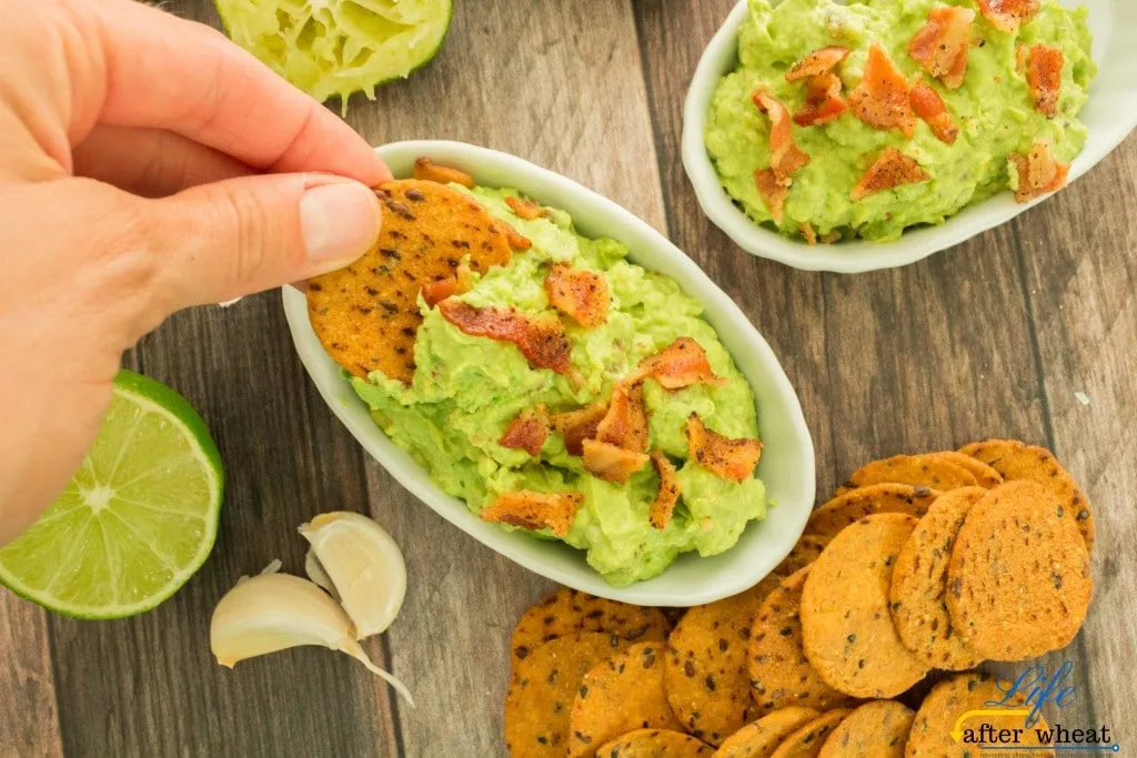 Take your guacamole to a whole new level by making BACON GUACAMOLE! Roasting the avocados brings a depth of flavor that is irresistible when paired with smokey bacon. No need to worry about what to do with the leftovers-there won't be any!
