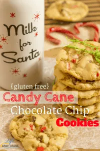 Browned Butter and crushed candy canes are the North Pole's secrets to the best (gluten free!) holiday cookie ever!