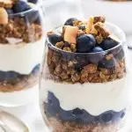 Start your morning off with a bang! This yogurt parfait is packed with protein, fiber, and antioxidants but it definitely isn't lacking in flavor! It will leave you feeling satisfied and ready to make your day nothing less than amazing.