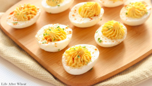 Everyone needs a classic deviled egg recipe in their repertoire, and this one takes the cake! The addition of pickle relish gives these eggs a flavor boost.