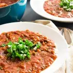 This easy chili is the perfect marriage of flavor and nutrition. Packed with nutrient-dense beans, superfood kale, and hearty quinoa, it's a perfect healthy sub for traditional taco soup!