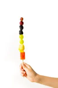 DIY Fruit Kabobs are a fun and healthy treat for the kids this Summer!