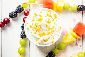 This 2 ingredient fruit dip is AMAZING! It's so easy to make any flavor you want!, you'll never need another fruit dip!