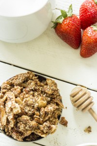 9-ingredient Quinoa Granola is a wholesome breakfast, or snack!