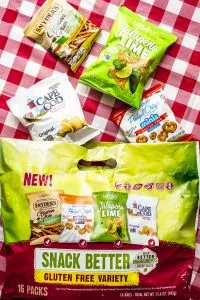 Gluten Free and BBQ's got you down? Grab the new Gluten Free Snack Pack from Snyder's-Lance! 4 delicious flavors (something for everyone!) that are individually wrapped so there's no chance of cross contamination.