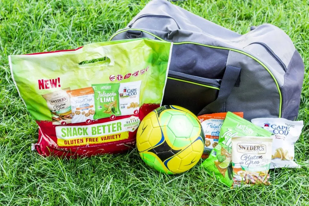 The new Gluten Free Snack Pack from Snyder's-Lance is perfect for whatever sport you're playing! Grab the Gluten Free Snack Pack (also peanut free!) so it's safe for everyone.