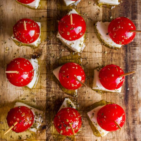 Serve up that summer produce with oregano-infused olive oil!