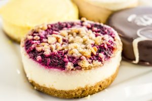 Triple Berry Gluten Free Cheesecake from Gem City Fine Foods.