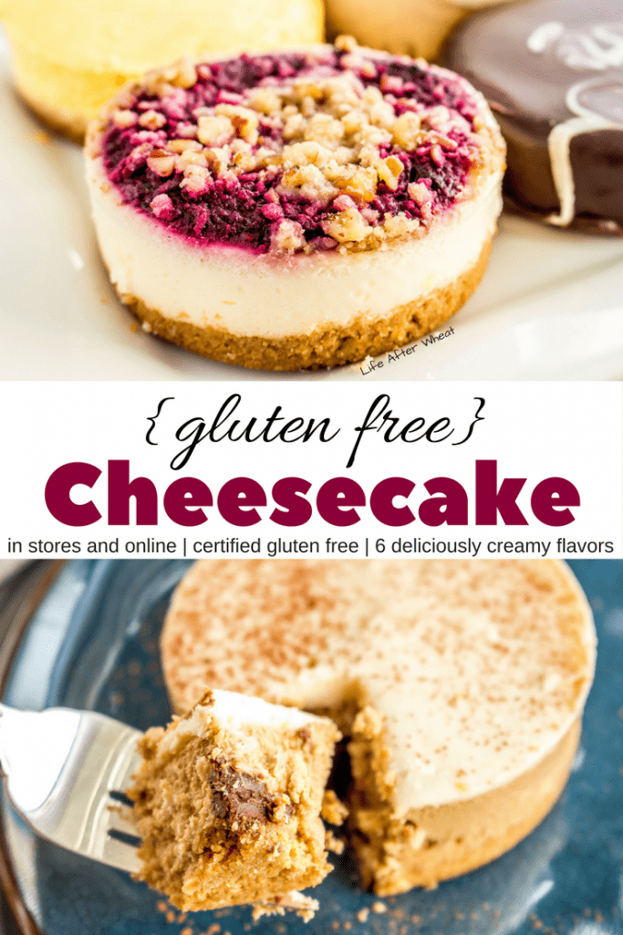Hungry for cheesecake? You'll LOVE all the flavors of gluten free cheesecake and cake from Gem City Fine Foods! Incredibly creamy, you would never guess they're gluten free. Easy to find in stores and online.