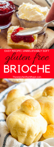 Gluten Free Brioche Pinterest Image