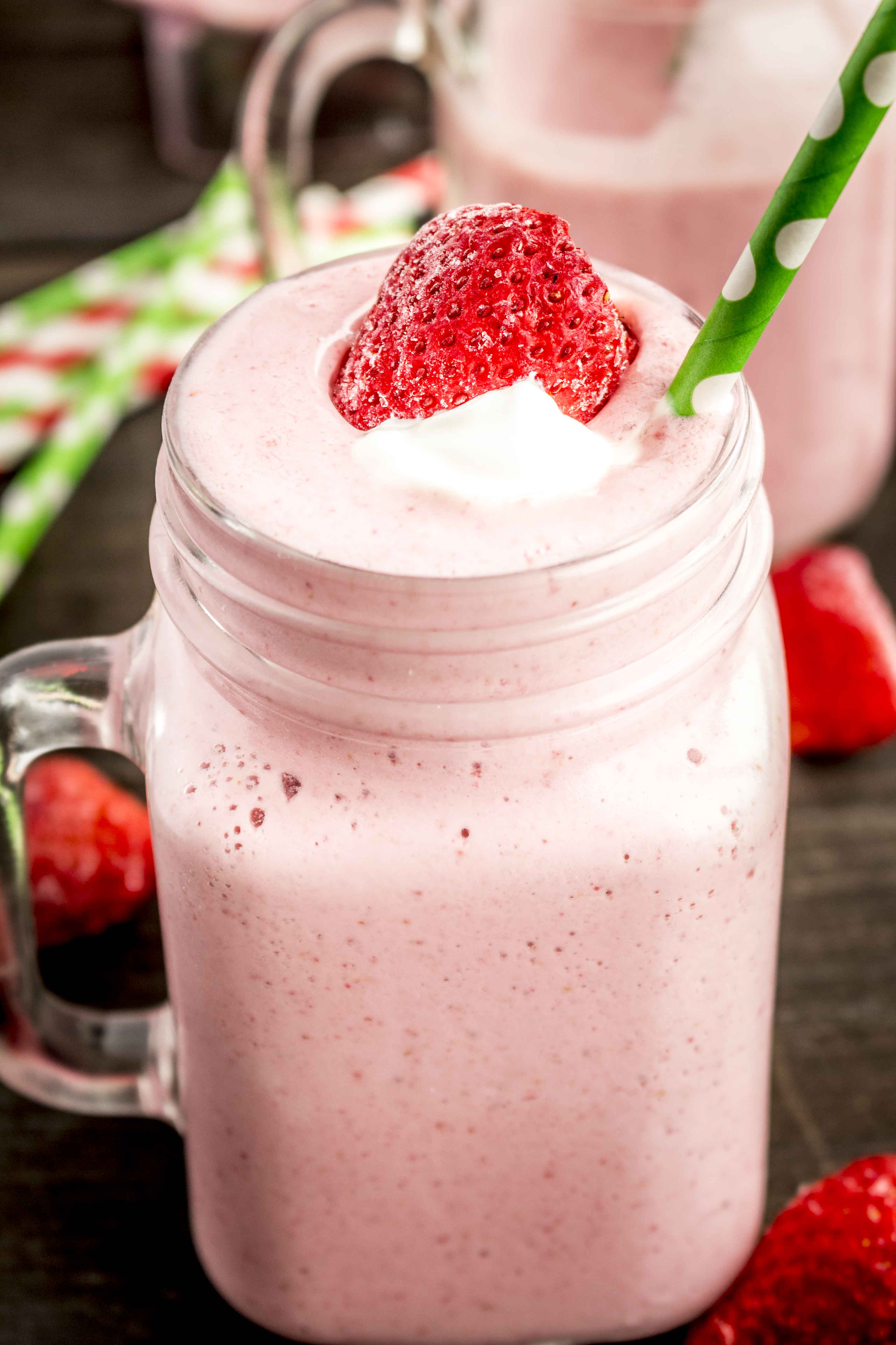 Strawberry Lassi - Refreshing Yogurt-Based Drink from India (gluten free)