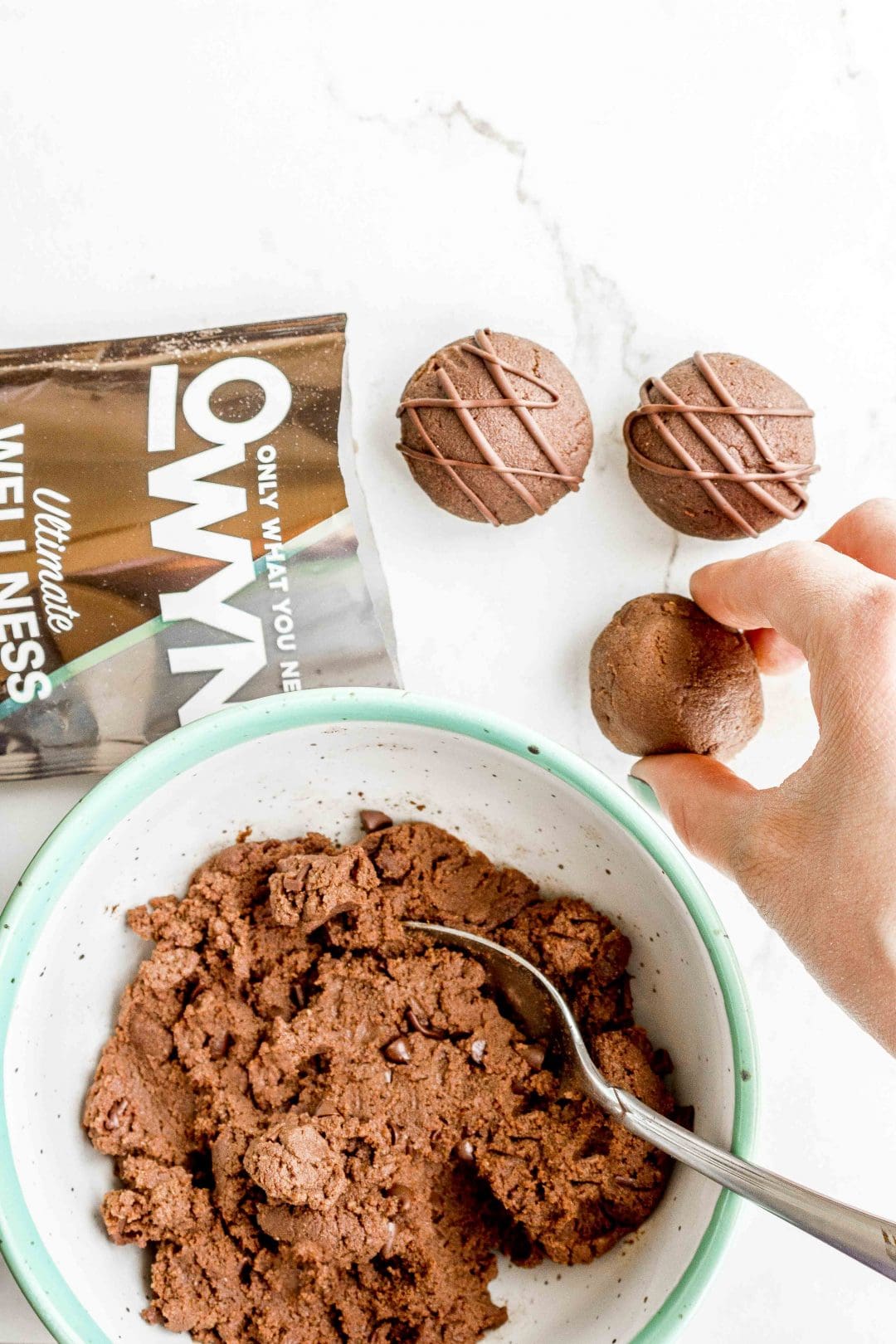 Chocolate Protein Balls Gluten Free, Vegan, Grain Free