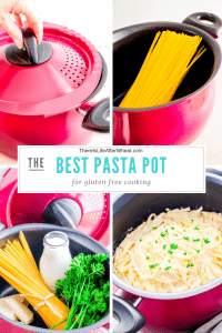 The BEST pot you'll ever find + an easy and delicious recipe for Gluten Free Alfredo Sauce. #glutenfreepasta #glutenfreealfredosauce #LifeAfterWheat