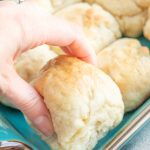 Soft, fluffy and EASY gluten free rolls! Ready in 1 hour and everyone will love them. #glutenfree #glutenfreerolls #glutenfreerecipes #LifeAfterWheat
