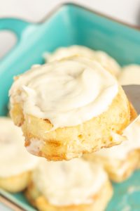 The BEST Gluten Free Cinnamon Rolls you'll ever eat! Soft and fluffy thanks to a *secret* ingredient. #glutenfreecinnamonrolls #glutenfree #glutenfreebaking #glutenfreebreakfast #LifeAfterWheat