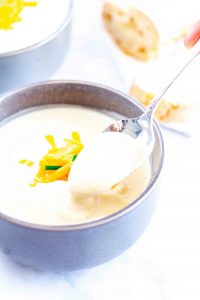 Wisconsin Cauliflower Soup that is easy to make in your instant pot! #glutenfree #wisconsincauliflower #instantpotcauliflowersoup #instantpotrecipes #glutenfree #LifeAfterWheat
