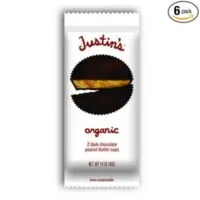 Justin's Peanut Butter Cups, Dark Chocolate, 1.4 Ounce (Pack of 6)