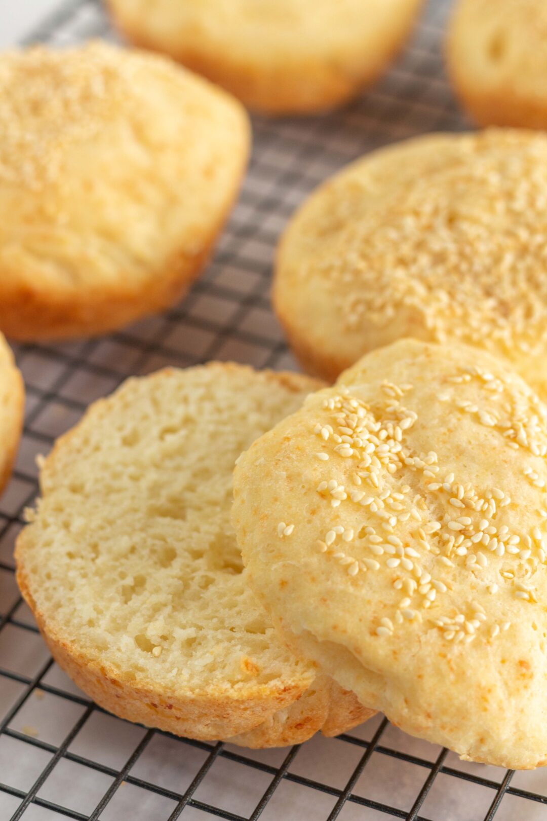 The BEST and EASIEST Gluten Free Hamburger Buns