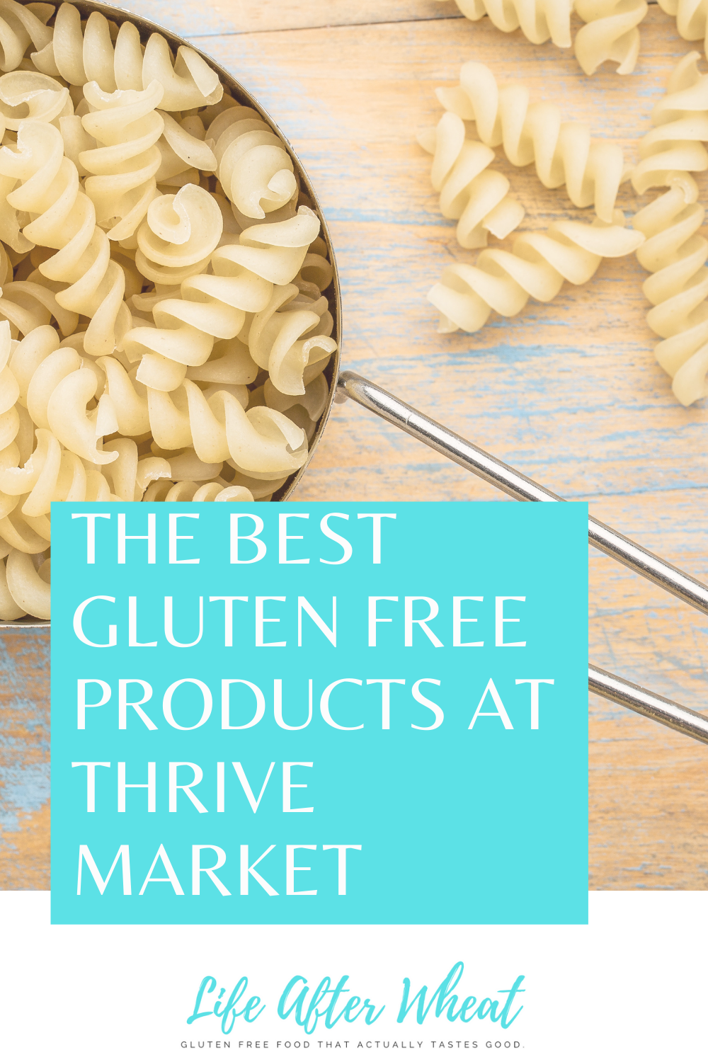 the best gluten free products at Thrive Market. Picture of pasta