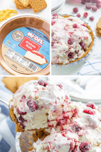 how to make a gluten free raspberry ice cream pie