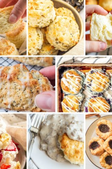 gluten free biscuit recipes collage