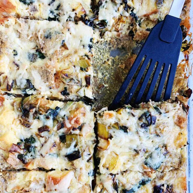 Image for Gluten Free Breakfast Casserole with Veggies, Fresh Herbs, & Gruyere