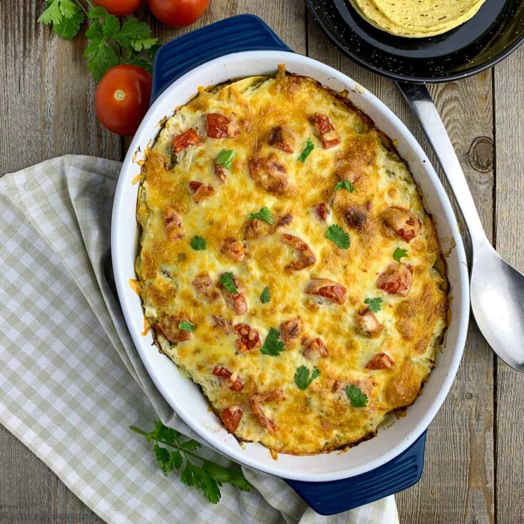 Image for Salsa Verde Chicken Tortilla Casserole