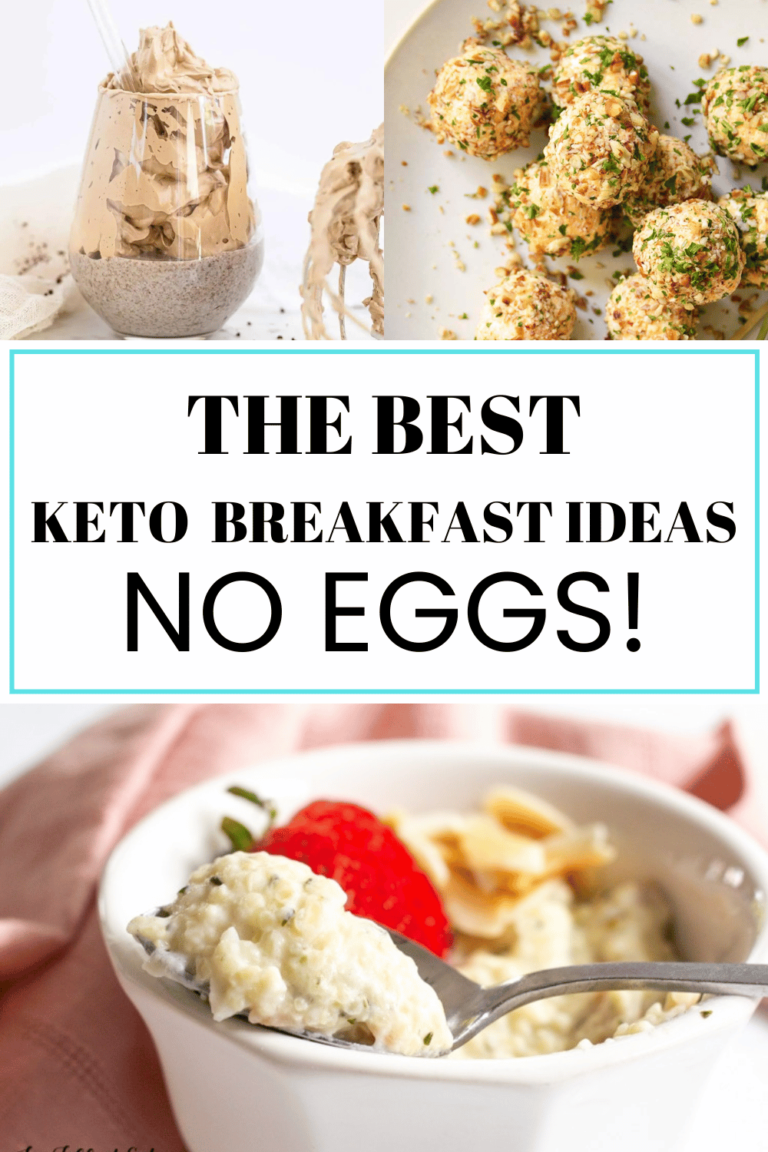 The BEST Egg Free Keto Breakfast Recipes (low carb)