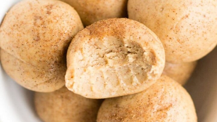 Image for Easy Cinnamon Roll Protein Balls - Low Carb Keto THM S