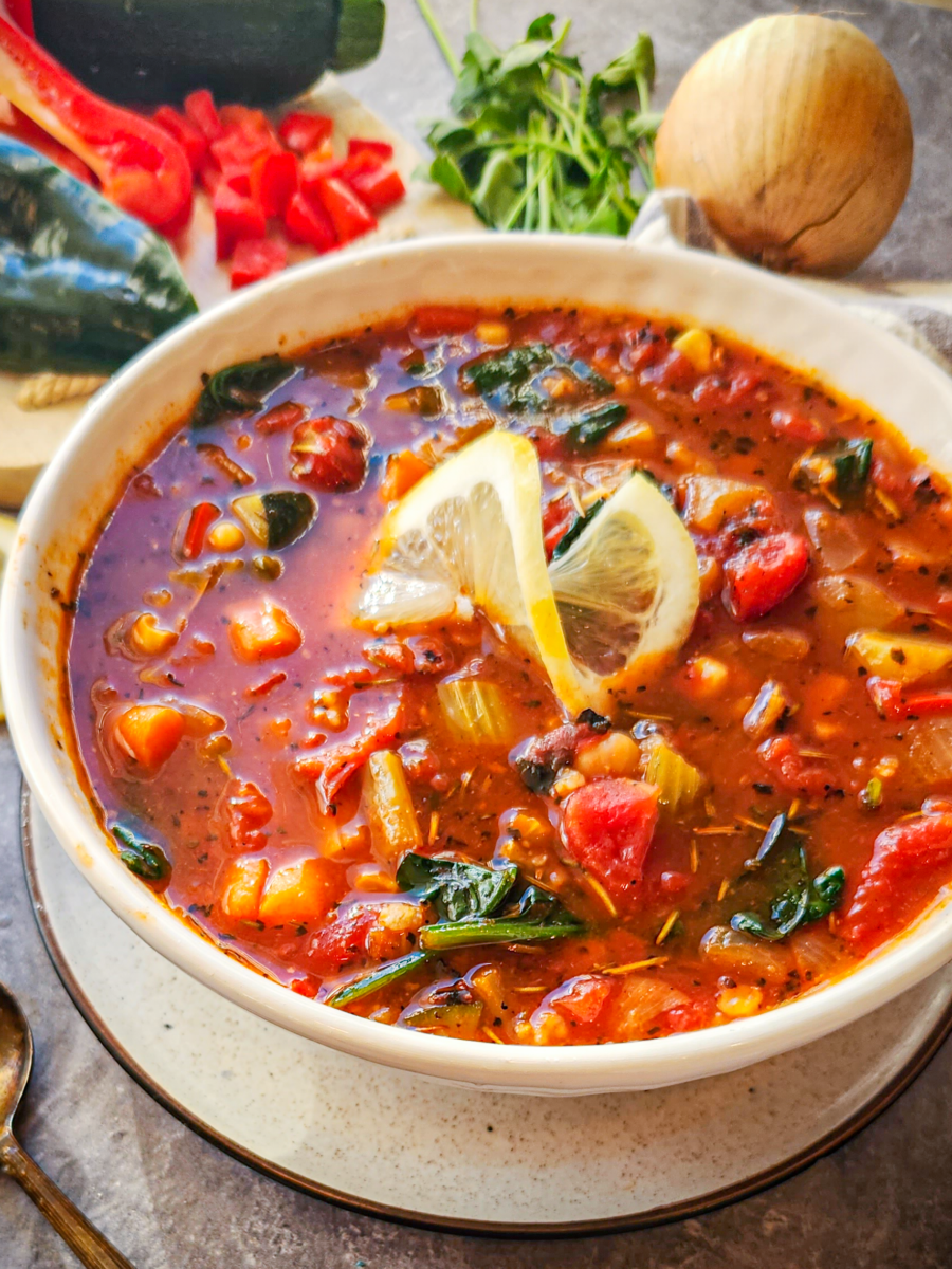 Panera Bread 10 Vegetable Soup Recipe (copycat)