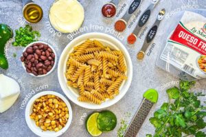 ingredients needed for gluten free Mexican pasta salad