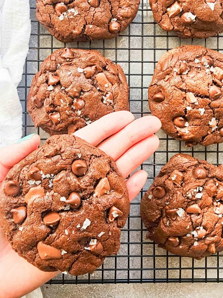 these cookies are bigger than the palm of your hand!