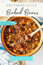 The BEST Southern Baked Beans Recipe Jodi Beans   Southern Style Baked Beans Pinterest Image 150x225 