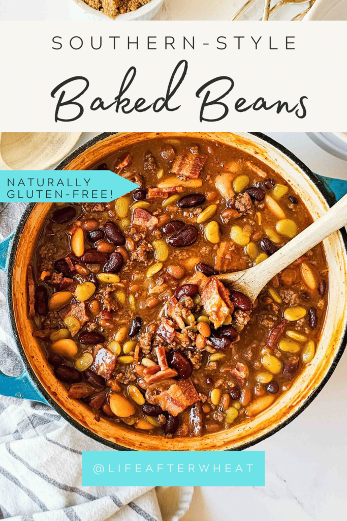 Southern Baked Beans Recipe Pinterest Image