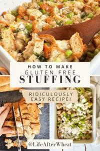 How to Make Gluten Free Stuffing Pin-able image