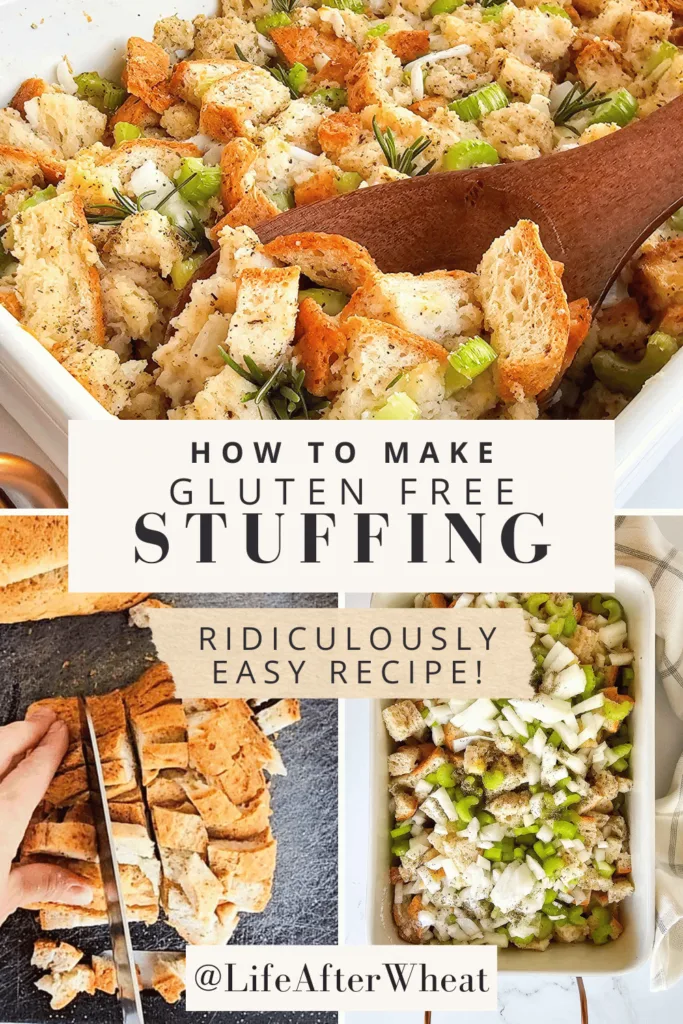 How to Make Gluten Free Stuffing Pin-able image