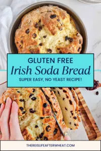 gluten free Irish soda bread Pinterest image