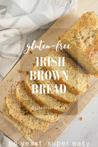 gluten free Irish brown bread pinterest image
