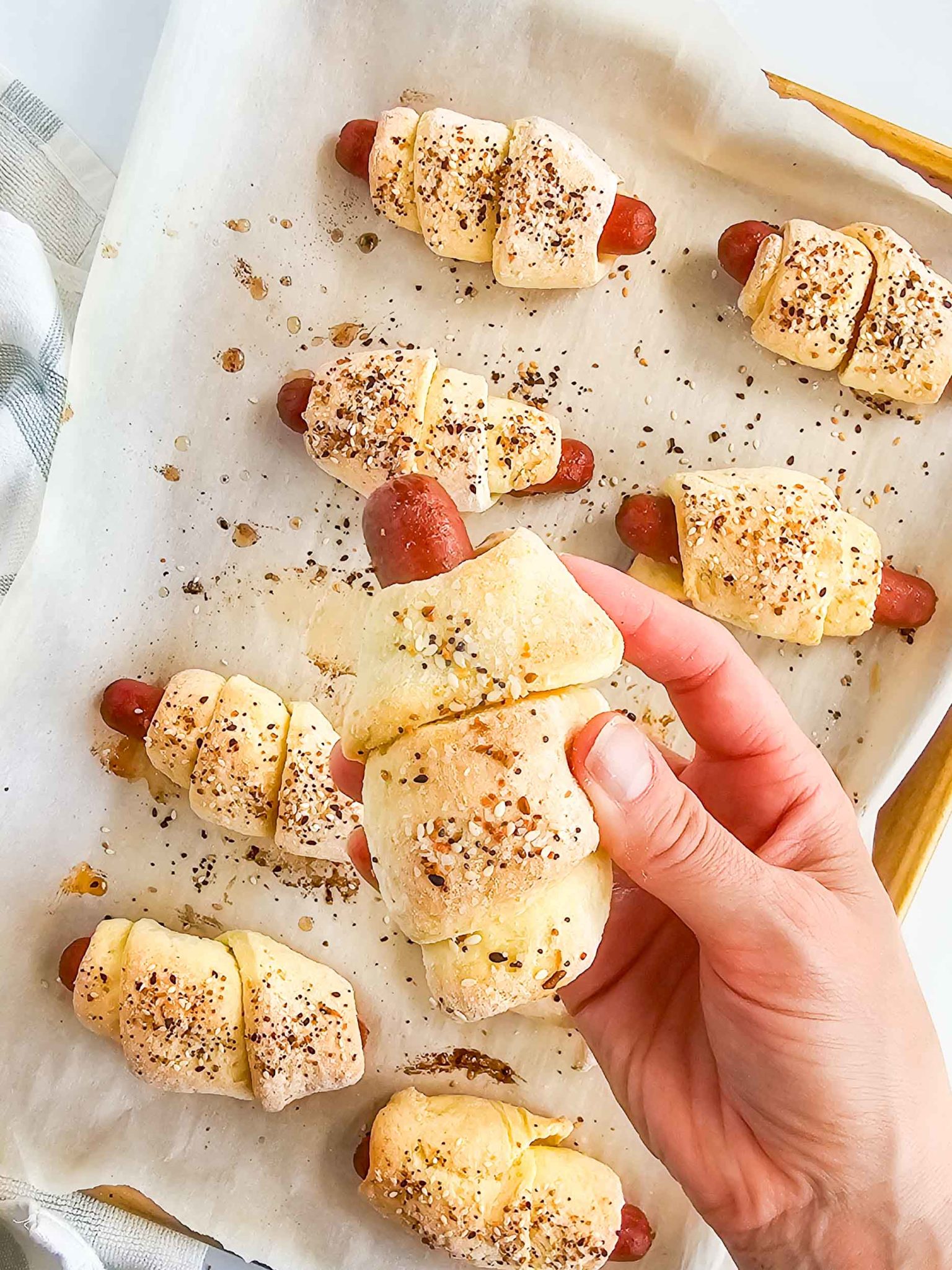 Gluten Free Pigs in a Blanket Recipe with Dill Sauce