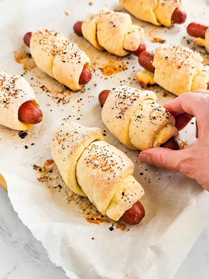 Gluten Free Pigs in a Blanket Recipe with Dill Sauce